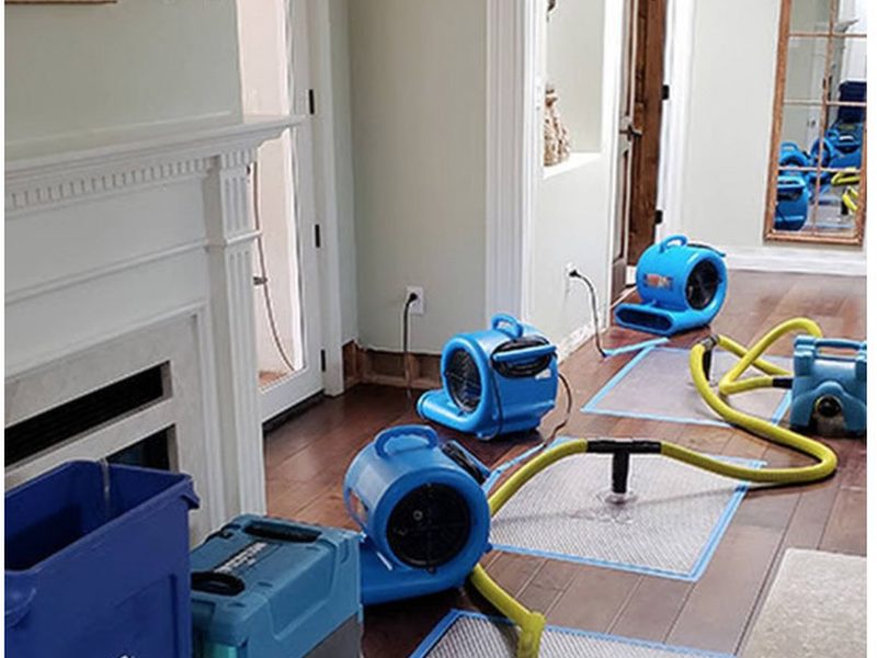 Water and flood restoration — extraction, drying and dehumidification